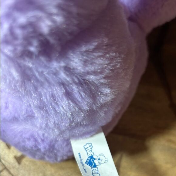 Purple Plush Bear Lavender Lilac Teddy Bear XO Heart Hug Fun Plush Toy EPC Stuff - Picture 9 of 9